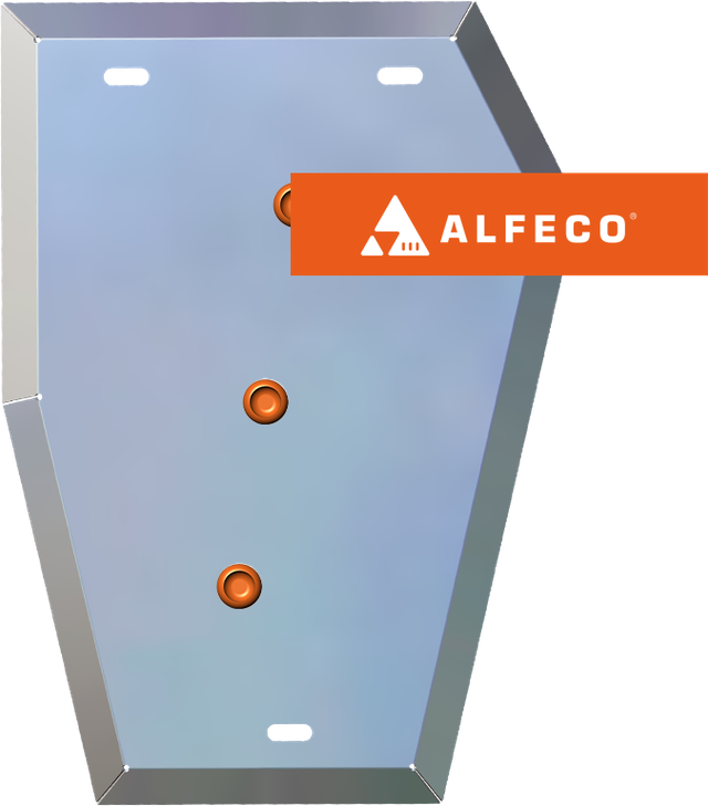 Защита алюминиевая Alfeco для топливного бака Chery Tiggo 4 2017-2019. Артикул ALF.02.20al