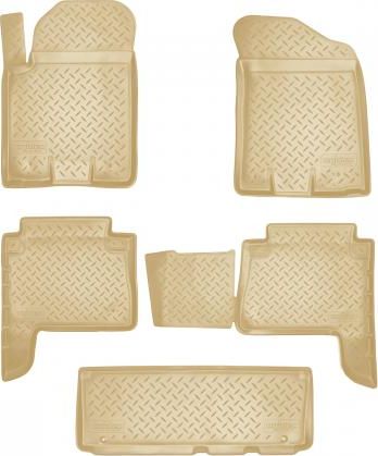 Коврики Норпласт для салона Infiniti QX56 II 2010-2014 БЕЖЕВЫЕ. Артикул NPL-Po-33-77Beige