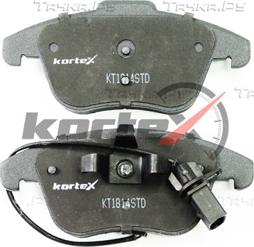 Колодки торм. перед. к-т (Kortex). Артикул KT1814STD