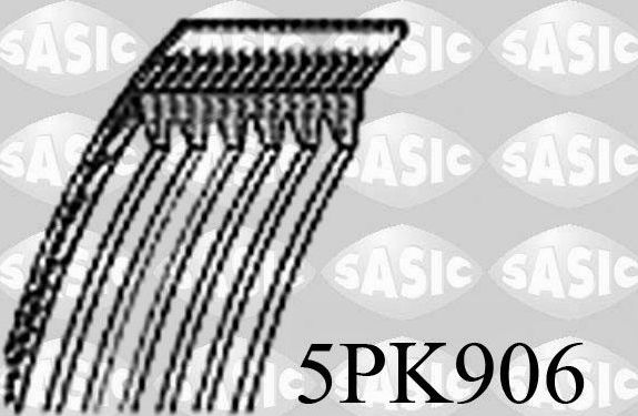 Приводной ремень поликлиновой Sasic. Артикул 5PK906