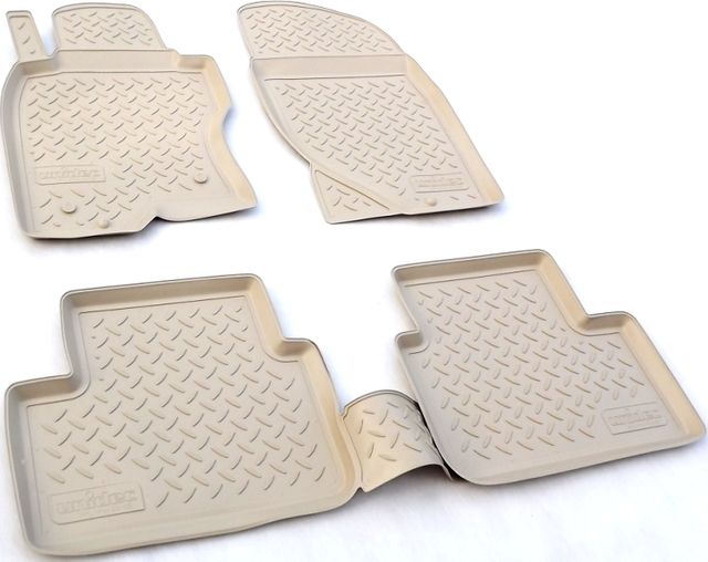 Коврики Норпласт для салона Ford Fiesta V 2002-2008 Бежевые. Артикул NPL-Po-22-19-B