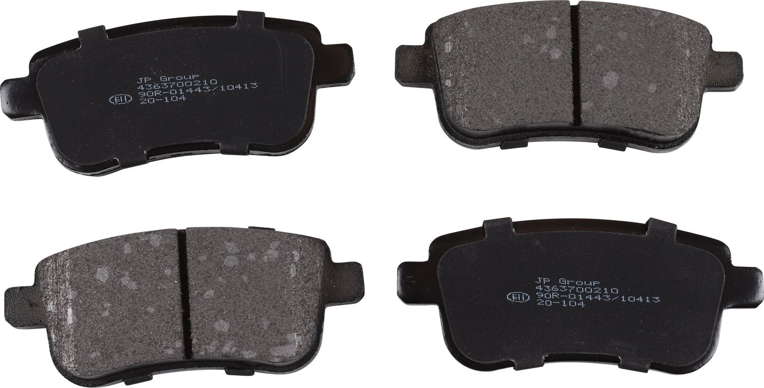 Тормозные колодки JP Group задние для Renault Fluence I 2010-2017. Артикул 4363700210