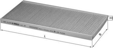 Салонный фильтр Mahle. Артикул LA 21