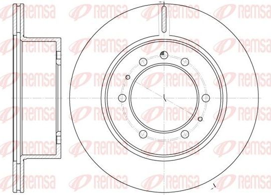 Тормозной диск Remsa. Артикул 6926.10