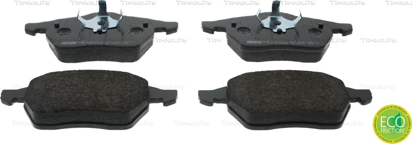 Тормозные колодки Ferodo Premier Eco Friction передние для Volkswagen Passat B5 1996-2000. Артикул FDB1167