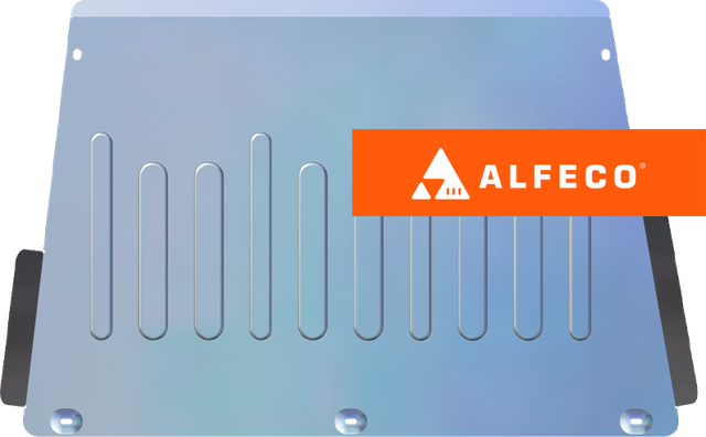 Защита алюминиевая Alfeco для картера Toyota Lite Ace 4WD 2008-2020. Артикул ALF.24.08al