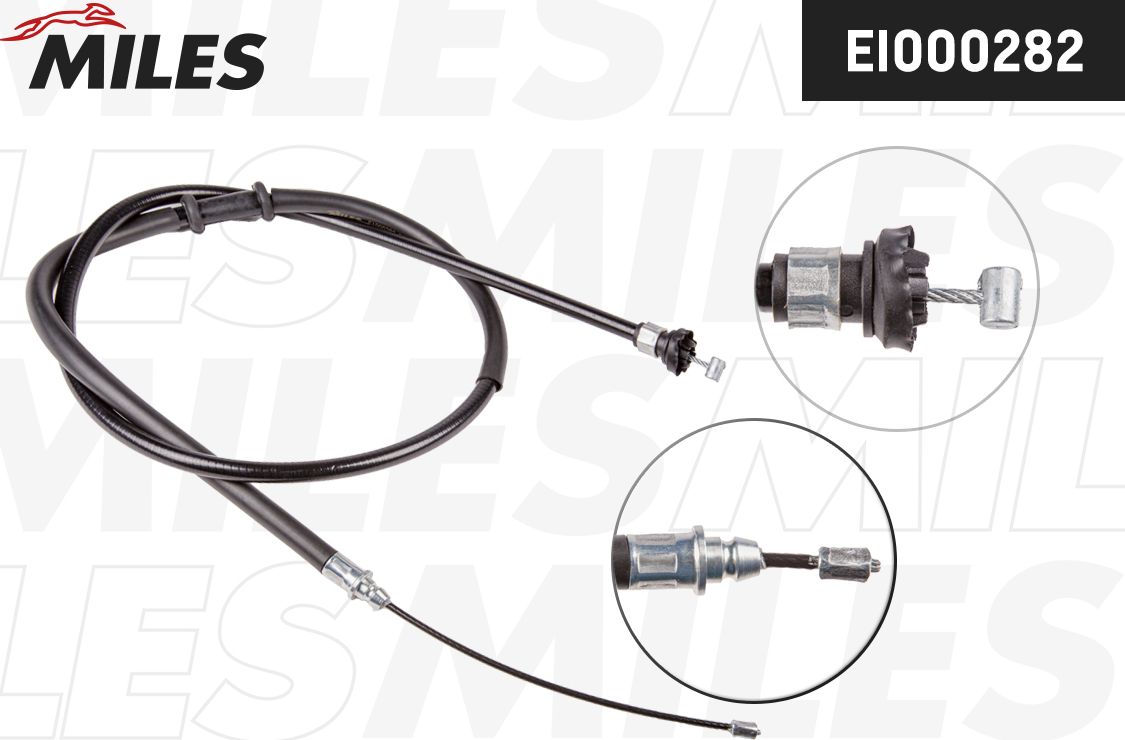 Трос ручника (тросик ручного тормоза) Miles. Артикул EI000282