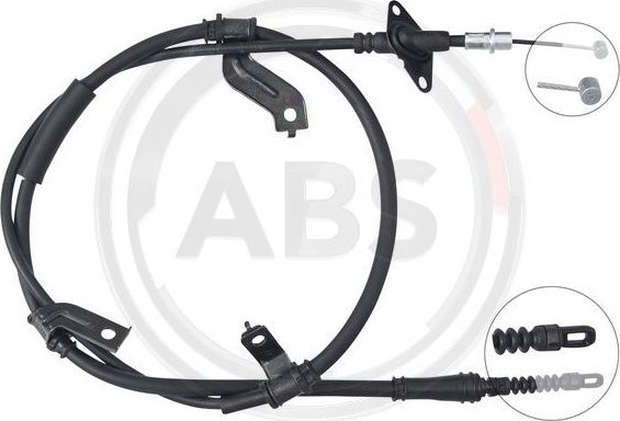 Трос ручника (тросик ручного тормоза) ABS. Артикул K17489