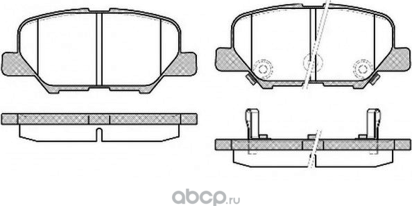 Тормозные колодки Mitsubishi. Артикул 4605A998