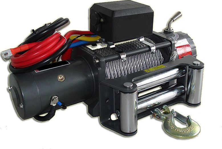 Лебёдка электрическая высокоскоростная 12V Runva 9500 lbs 4350 кг. Артикул EWXC9500S