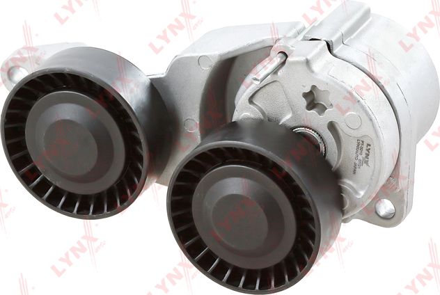 Натяжной ролик (натяжитель) приводного клинового зубчатого ремня LYNXauto. Артикул PT-3210