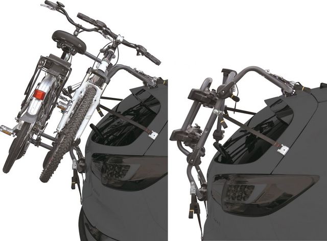 Автомобильный багажник Peruzzo Pure instiInct на заднюю дверь автомобиля для перевозки 2-х велосипедов. Артикул NPE00709