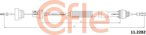 Трос сцепления Cofle. Артикул 92.11.2282