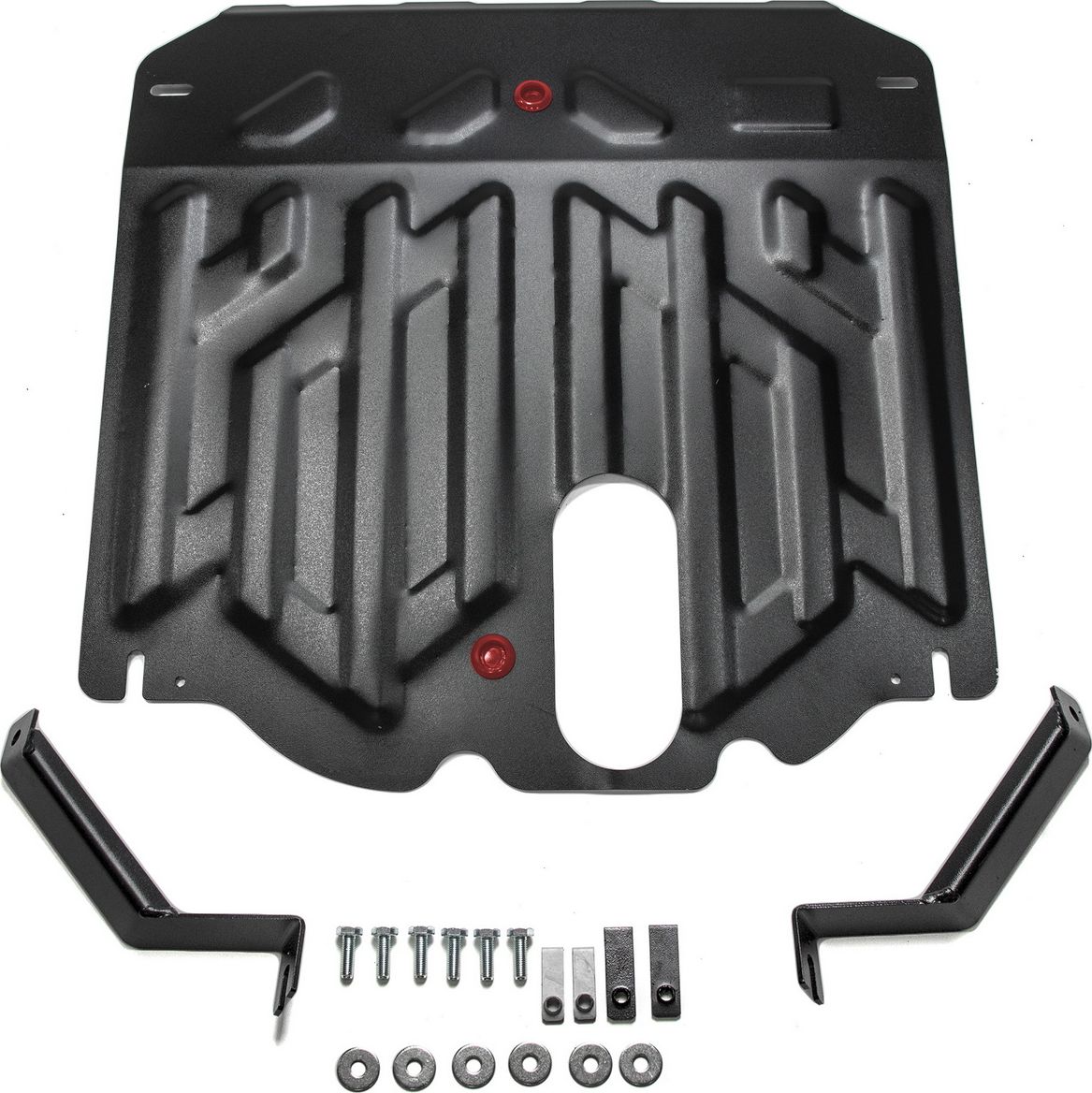 Защита АвтоБРОНЯ для картера и КПП Hyundai Grand Santa Fe 2013-2018. Артикул 111.02341.1