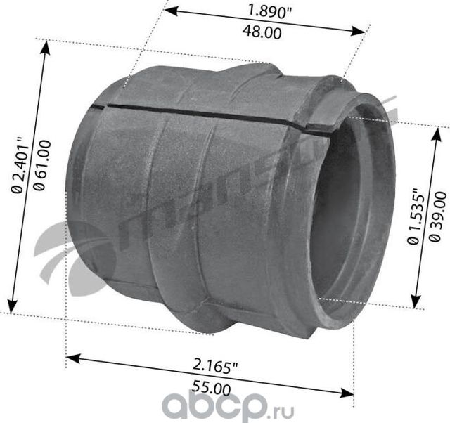 Втулка стабилизатора (Mansons). Артикул 700.166