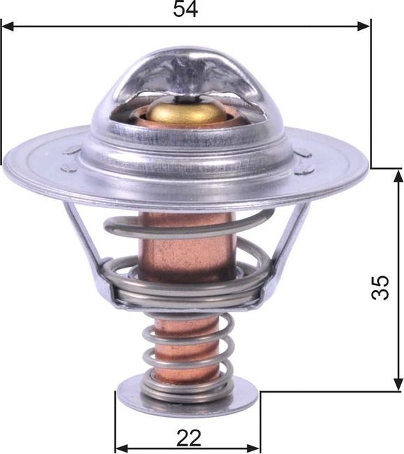 Термостат Gates для Opel Combo C 2001-2012. Артикул TH22689G1