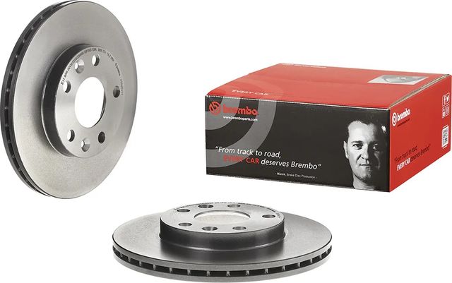 Тормозной диск Brembo UV Coated передний для Nissan Terrano III (D10) 2014-2026. Артикул 09.B463.11