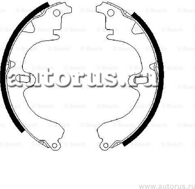 Колодки тормозные (Bosch). Артикул 0986487277