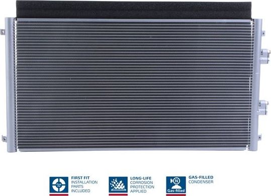 Радиатор кондиционера (конденсатор) Nissens (алюминий). Артикул 941294