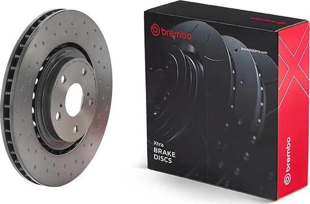 Тормозной диск Brembo XTRA LINE - Xtra для Lexus ES VI 2012-2018. Артикул 09.C499.1X