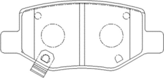 Тормозные колодки CTR. Артикул GK1537