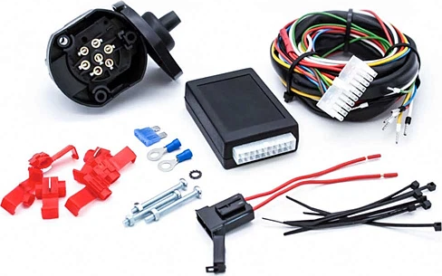 Штатная электрика фаркопа ECS (полный комплект) 7-полюсная для Mercedes-Benz C-Класс S205 универсал 2018-2026. Артикул MB099F1