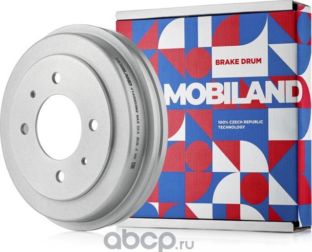 Барабан тормозной HYUNDAI ELANTRA III (XD), ELANTRA III седан (XD) (Mobiland). Артикул 414000382