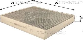 Салонный фильтр Clean Filters для Audi S3 III (8V) 2012-2026. Артикул NC2390CA