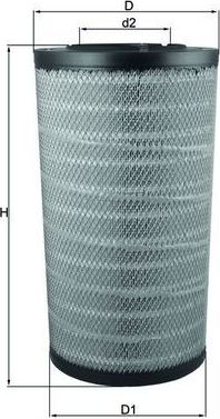 Воздушный фильтр Mahle для DAF XF 105 2005-2011. Артикул LX 2838