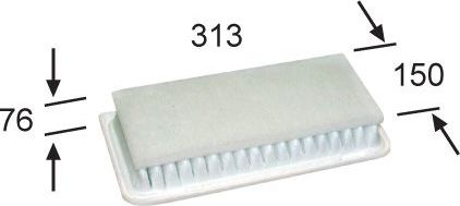 Воздушный фильтр JS Asakashi. Артикул A1028