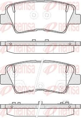 Тормозные колодки Remsa. Артикул 1362.52