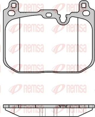 Тормозные колодки Remsa. Артикул 1680.00