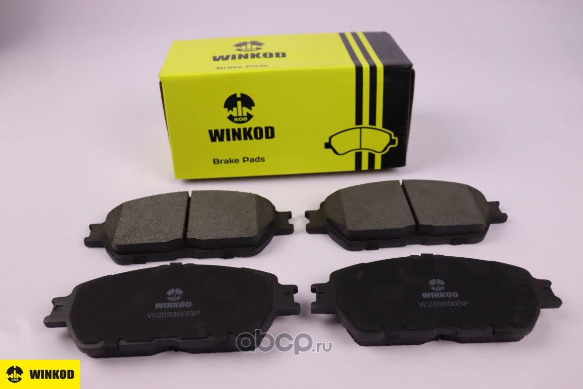 Колодки дисковые, передние (Winkod). Артикул W289800BP