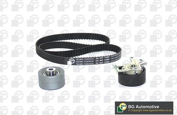 Ремень ГРМ с роликами (комплект) BGA. Артикул TB1421K