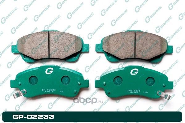 Колодки тормозные дисковые (G-Brake). Артикул GP02233