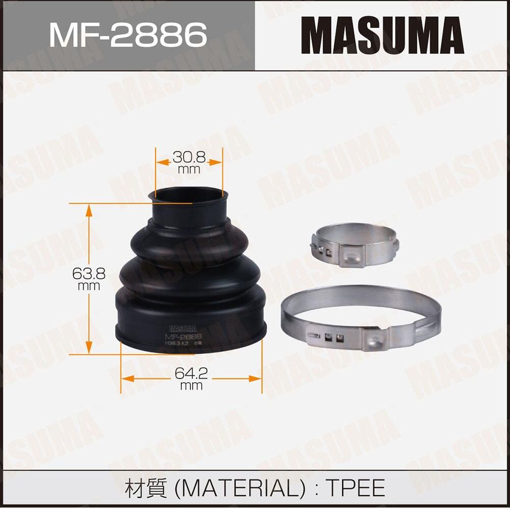 Пыльник ШРУСа MASUMA MF-2886 (пластик) + спецхомут. Артикул MF2886