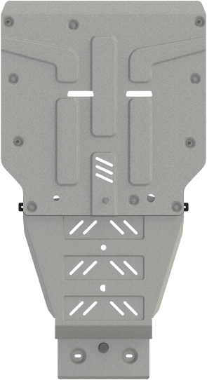 Защита алюминиевая Шериф (3 мм) для картера и КПП Hongqi H9 2024-2026. Артикул 66.6250