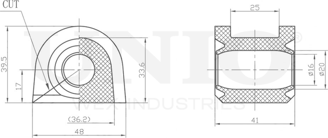 Втулка стабилизатора (Unio). Артикул RMP-10127