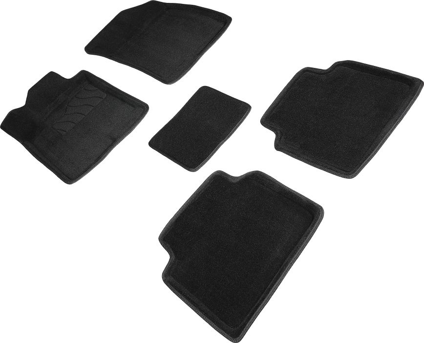 Коврики Seintex 3D ворсовые для салона Haval Jolion 4WD 2021-2026 ЧЕРНЫЕ. Артикул 96901