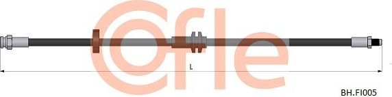 Тормозной шланг Cofle. Артикул 92.BH.FI005