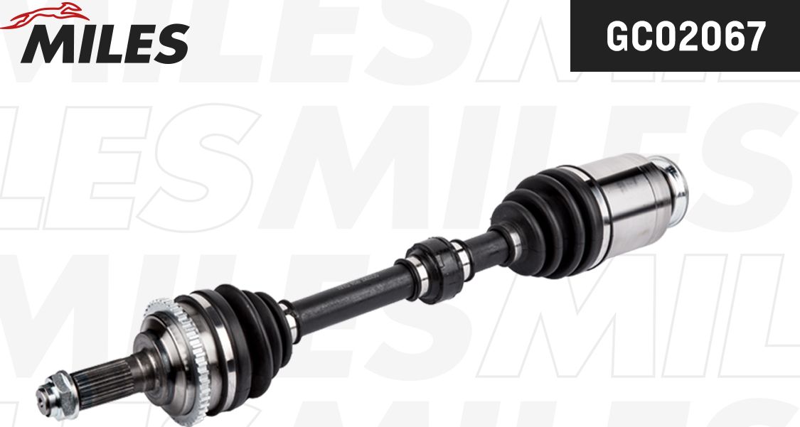 Полуось (привод в сборе, приводной вал) Miles. Артикул GC02067
