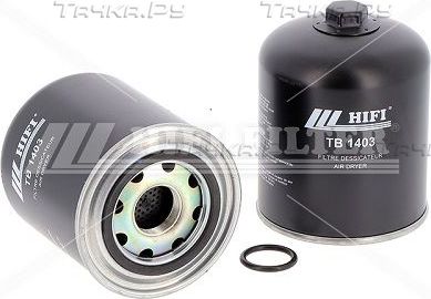 Патрон осушителя воздуха пневмосистемы HIFI Filter для DAF CF 2014-2026. Артикул TB 1403