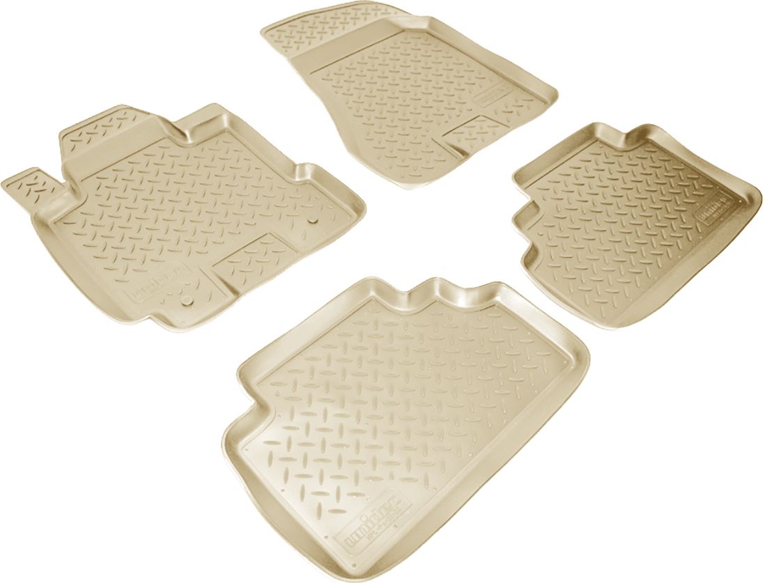 Коврики Норпласт для салона Hyundai Tucson I (JM) 2004-2010 Бежевые. Артикул NPL-Po-31-55-B