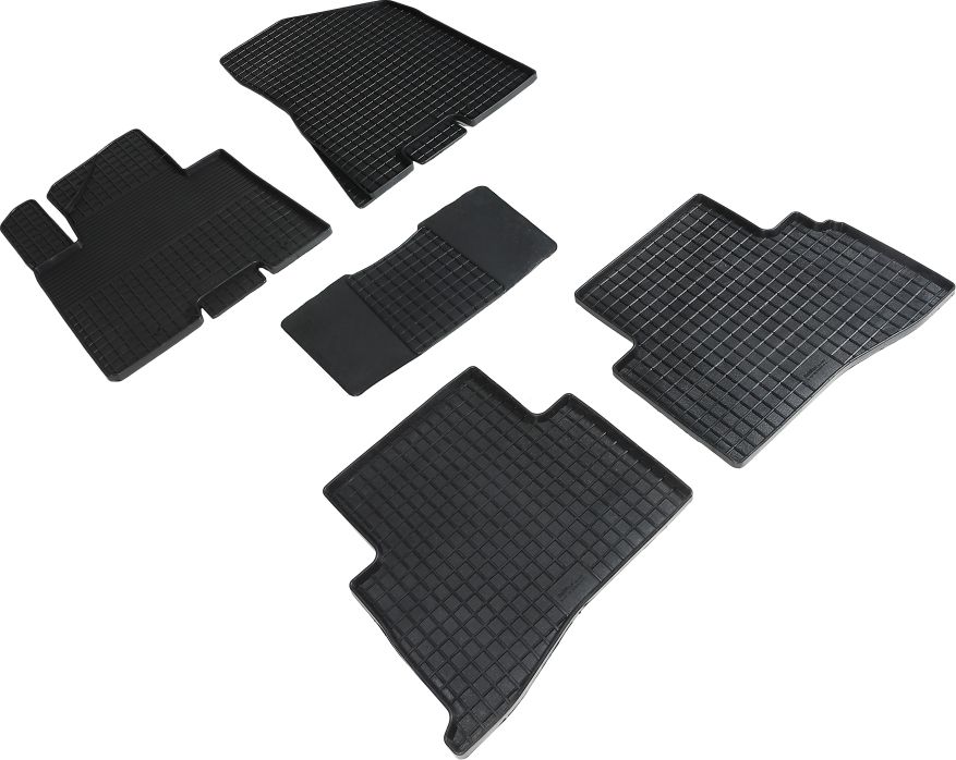 Коврики резиновые Seintex с узором сетка для салона Kia Sportage IV 2016-2026. Артикул 95653