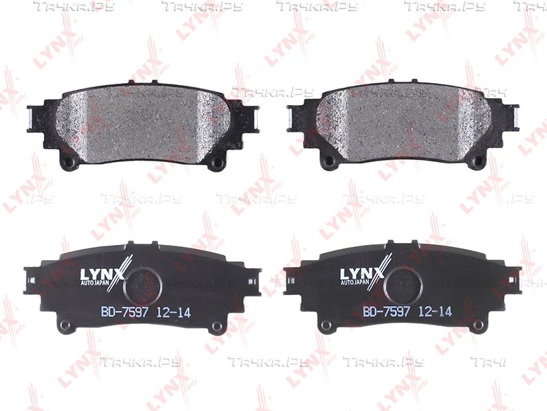 Тормозные колодки LYNXauto задние для Lexus GS IV 2011-2018. Артикул BD-7597