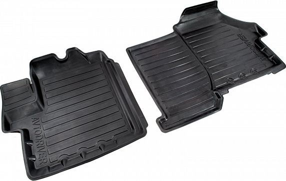 Коврики резиновые Avtodriver для салона Peugeot Boxer 2 передних 2009-2012. Артикул ADRAVG047