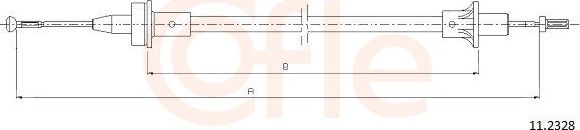 Трос сцепления Cofle для Ford Escort V 1992-2001. Артикул 11.2329