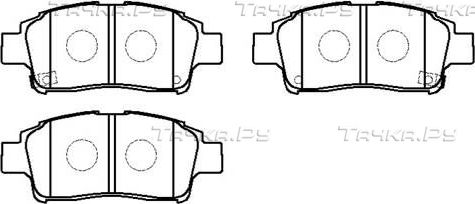 Тормозные колодки HSB передние для Toyota Platz 1999-2005. Артикул HP5018