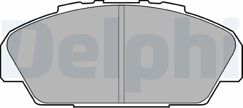 Тормозные колодки Delphi. Артикул LP949
