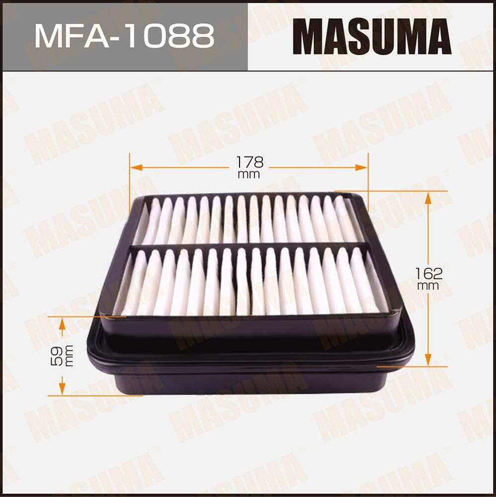 Воздушный фильтр Masuma. Артикул MFA-1088